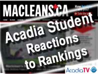 Macleans Rankings '11 - Student Reaction