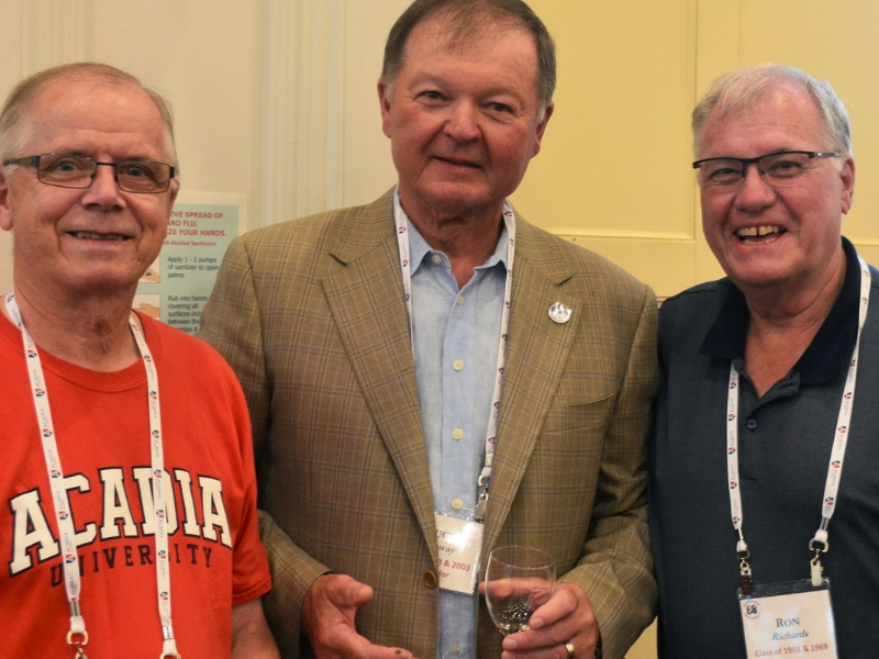 Bruce Galloway and classmates