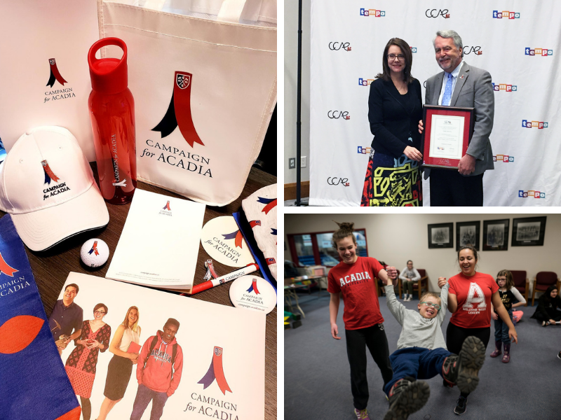 CCAE award winners Campaign for Acadia and SMILE