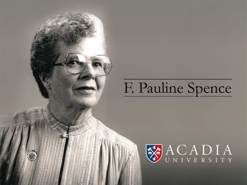 F. Pauline Spence ('49)