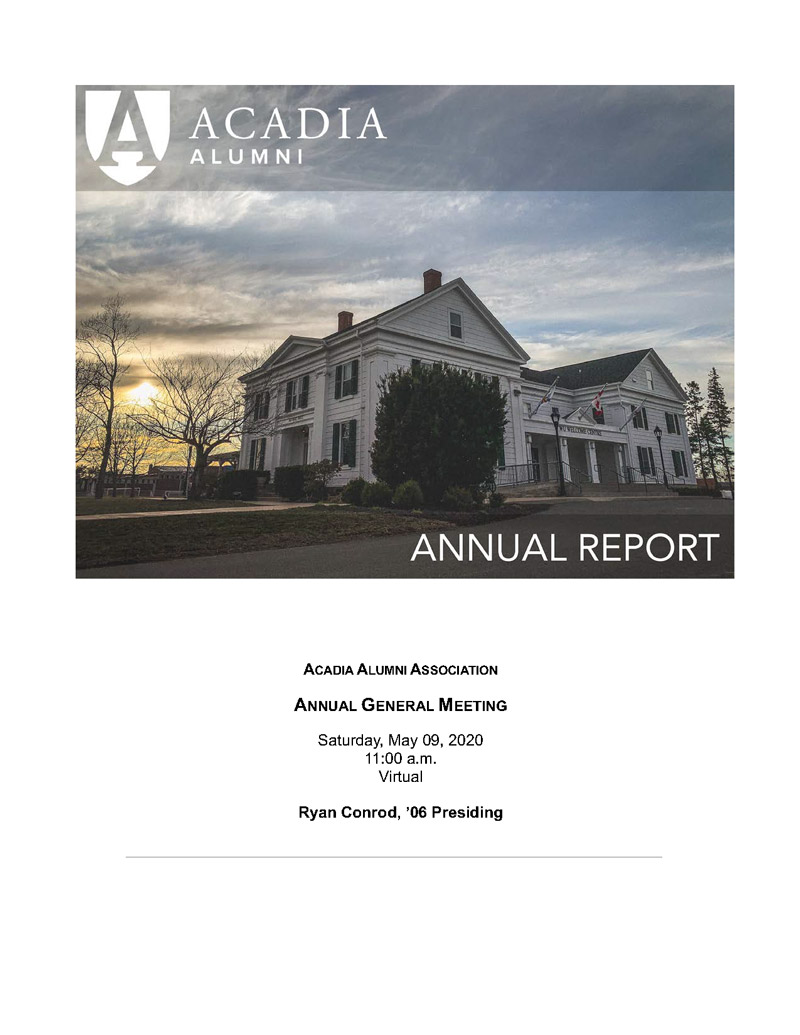 2019-2020 Annual Report